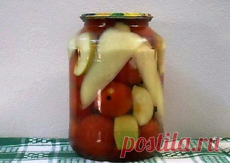 Вкуснющие маринованные помидоры на зиму - без уксуса (с яблоками) и без стерилизации | Вкусные рецепты | Яндекс Дзен