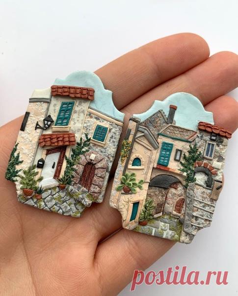 Креативные сережки от ann_made_clay 
 
Купили бы такие?