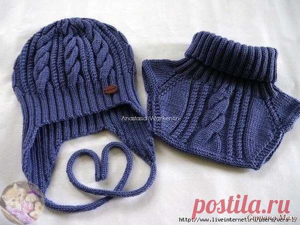 Шaпкa и мaнишкa "Изморозь"