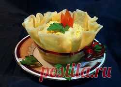 Сырные корзиночки для салата