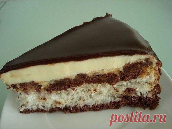 Торт конфета "Баунти". Рецепт