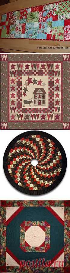 "Deck the Halls: 8 Free Christmas Quilt Patterns" | FaveQuilts.com