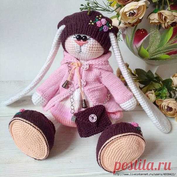 Вяжем зайку-тильда, МК