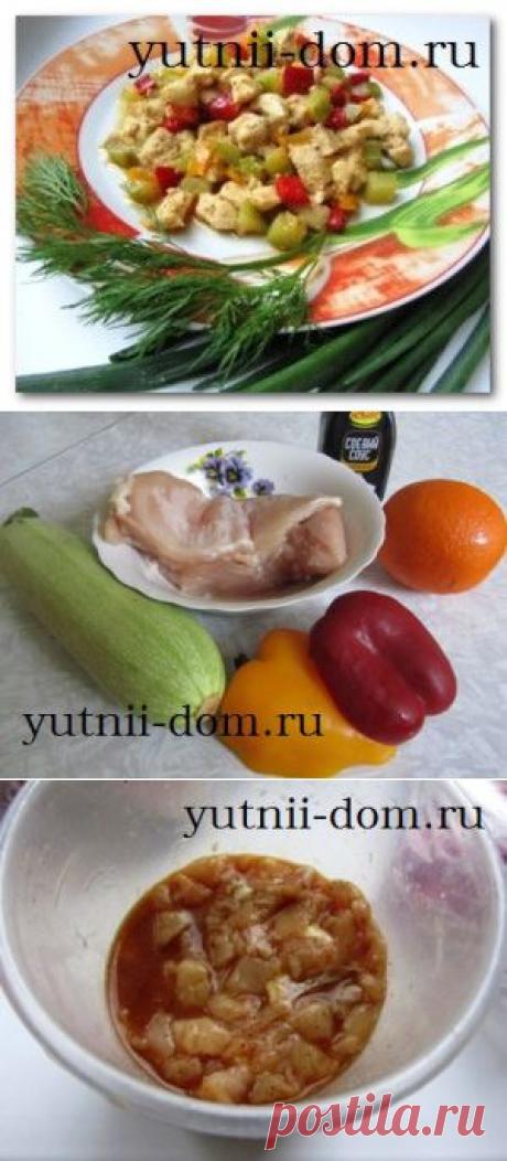 Соте из курицы с овощами Рецепт с фото | Уютный дом