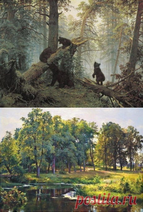 Красота русской природы в работах Ивана Ивановича Шишкина (1832—1898) - Путешествуем вместе