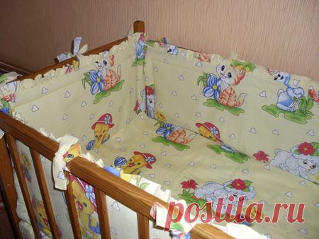 Бортики на детскую кроватку - Рукоделие - Babyblog.ru