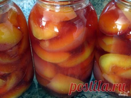 Консервированные нектарины - пошаговый кулинарный рецепт на Повар.ру