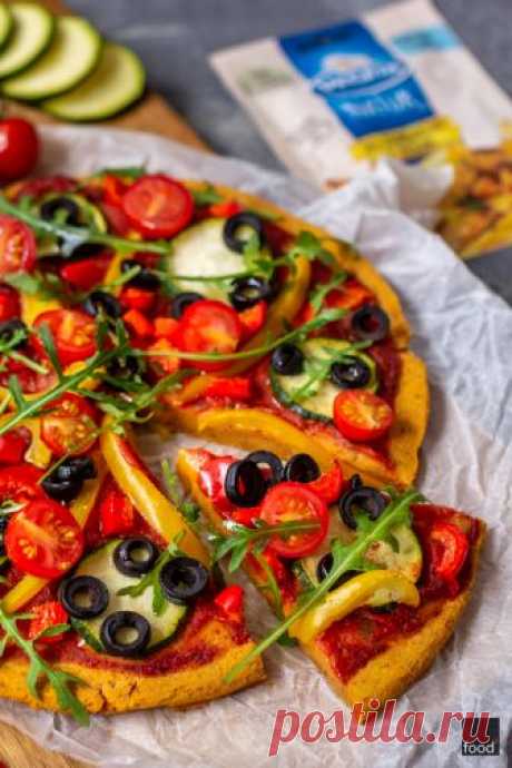 Пица без глутен от сладък картоф и оризово брашно