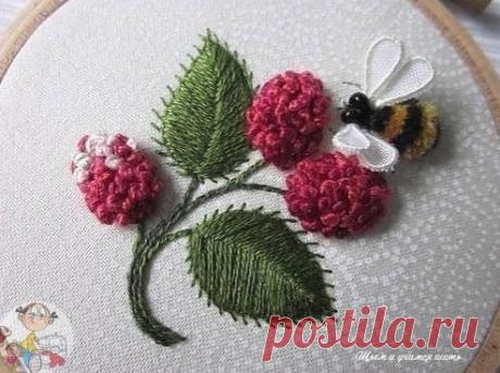 Чарующие картины, которые вышиты с помощью французского узелка