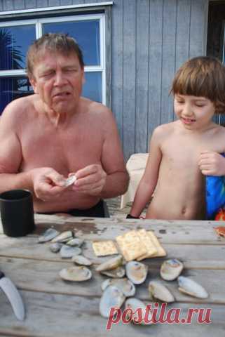 Здесь очень вкусные мидии / Золото Новой Зеландии (дневник поездки, январь 2010) / Золотодобыча - Добыча золота: оборудование, технологии, предприятия, объявления, статьи, комментарии