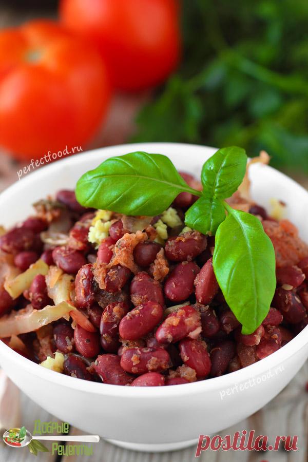 Красная фасоль по-грузински с овощами - рецепт с фото и видео | Добрые вегетарианские рецепты с фото и видео