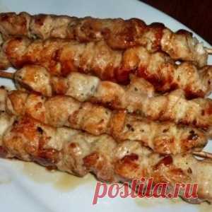 Шашлык из курицы в духовке - МирТесен