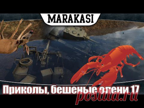 Приколы World of Tanks Бешеные олени и раки, самые неадекватные игроки wot 17 - YouTube
