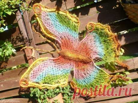 Панно. Автор - Jolanta Surma (Польша)
#макраме #рукоделие #плетение