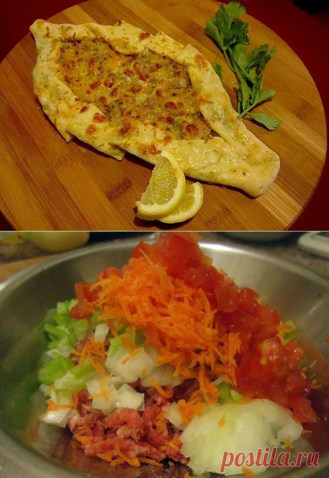 ЛАХМАДЖУН.Турецкие лепешки с мясом.