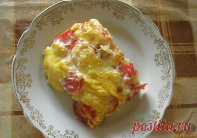 Картофельная запеканка с грибами постная