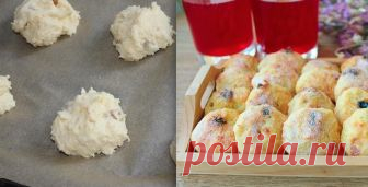 Нежнейшее Печенье из творога с изюмом 