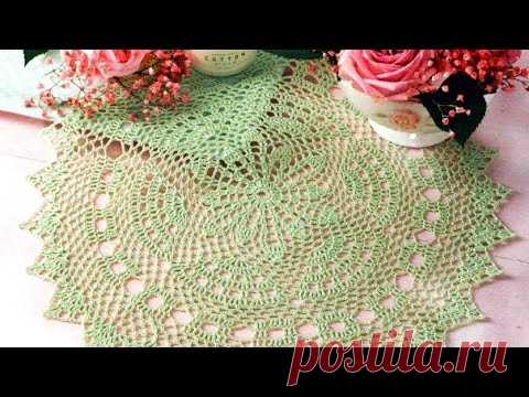 Ажурные салфетки со схемами вязания - Openwork napkins with knitting patterns