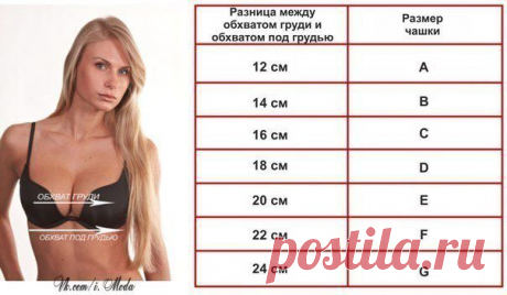 Определяем свой размер бюстгальтера
