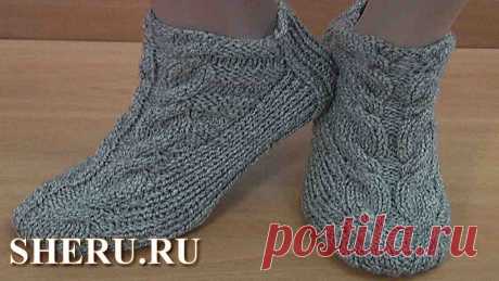 Теплые носки спицами без швов Урок 150 Как связать уютные теплые носки без швов Вы узнаете, посмотрев наш мастер-класс. Носки подойдут на размер ноги 37-38 ( 23-24 см). Понадобится 60 г пряжи: пря...