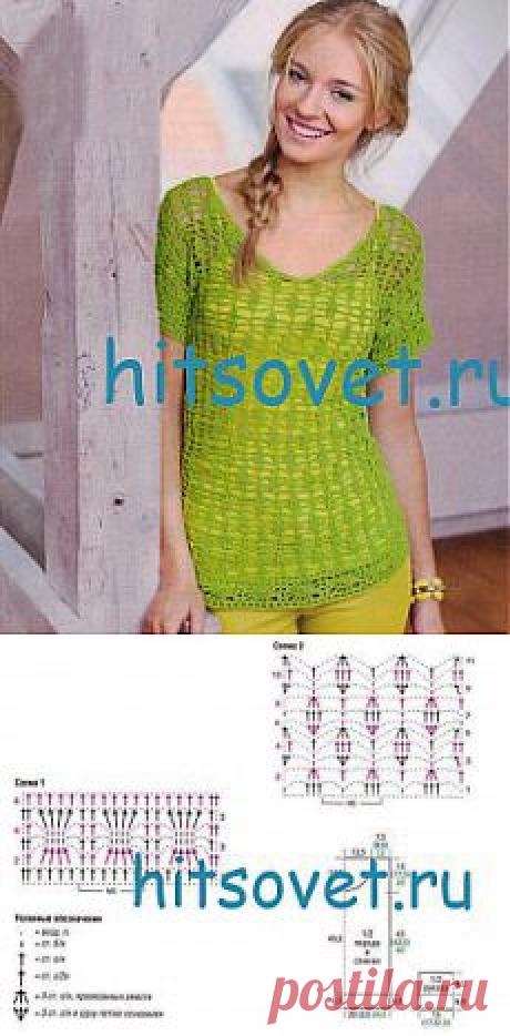 Вязание пуловера крючком | Хитсовет