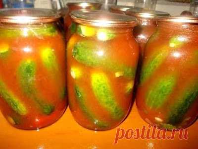 ВКУСНАЯ БЕСЕДКА: Хрустящие огурчики с кетчупом чили. То что нужно для закуски.