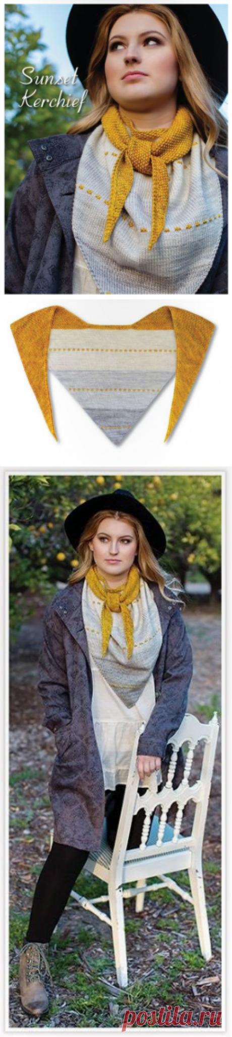 Шарф-косынка Sunset Kerchief
