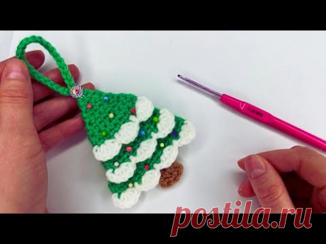 The Easiest Christmas Tree Crochet