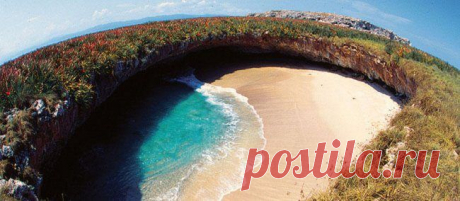 Потрясающий природный бассейн в Мексике / Туристический спутник