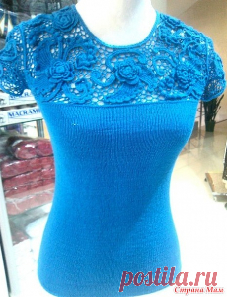 Кофточка ИК+спицы - Вязание - Страна Мам