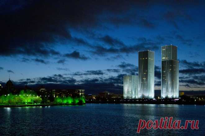 Река Ишим. После грозы