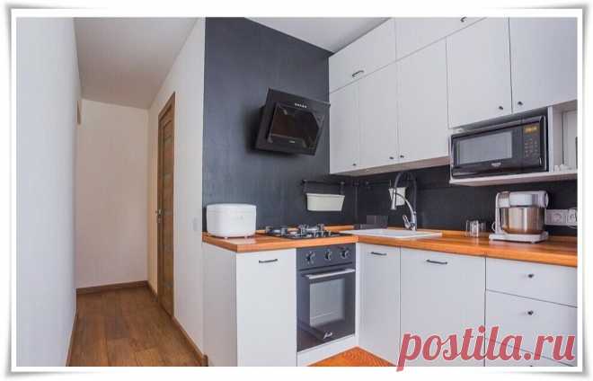 Простая, но очаровательная кухня 4,9 м² от молодой хозяйки: пример того, что можно справиться и без услуг проектировщика | Стильный Дом | Яндекс Дзен