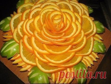 Интересная подача фруктов