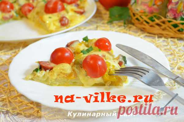 Картофельная пицца на сковороде - простой пошаговый рецепт с фото