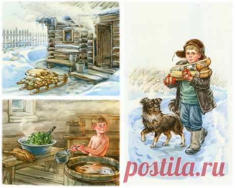 Марина Федорова. Иллюстрации к рассказу К.Паустовского &quot; Кот-ворюга &quot;и рассказам В.Крупина