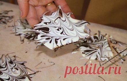 Шоколадный взрыв. Украшаем торт)) / Удивительная еда!