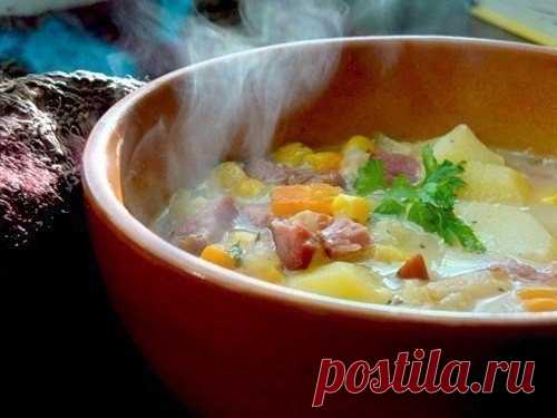 ТОР - 10 ПРОСТО ШИКАРНЫХ ПЕРВЫХ БЛЮД!

1. Вкусный суп с копченостями и кукурузой

Ингредиенты:
Показать полностью…