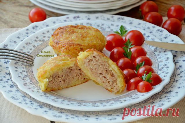 КОТЛЕТЫ В КАРТОФЕЛЬНОЙ *ШУБЕ*