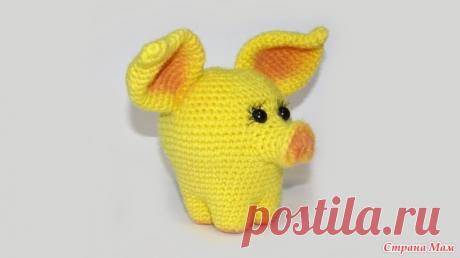 . Встречайте желтую земляную свинью (авторский видео МК Светланы Кононенко) Всем привет!  Мне продолжают поступать заказы на МК на летнюю тематику - просят морского конька, черепашку, дельфинчика, рыбку...