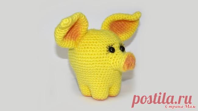 . Встречайте желтую земляную свинью (авторский видео МК Светланы Кононенко) Всем привет!  Мне продолжают поступать заказы на МК на летнюю тематику - просят морского конька, черепашку, дельфинчика, рыбку...