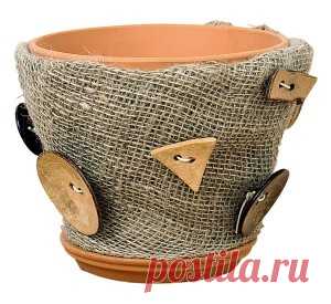 Горщики для квітів своїми руками