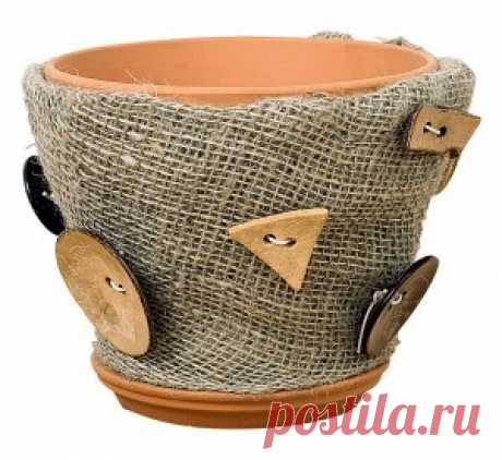 Горщики для квітів своїми руками