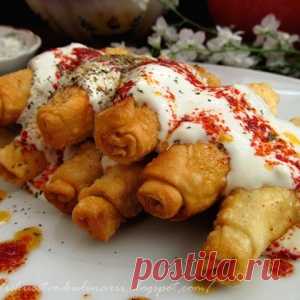 Paşa Mantısı - жареные турецкие манты (пельмени)