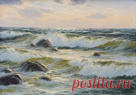 Иногда нужно просто уехать... Художник Вальдемар Шлихтинг / Waldemar Schlichting (Германия, 1896-1970)