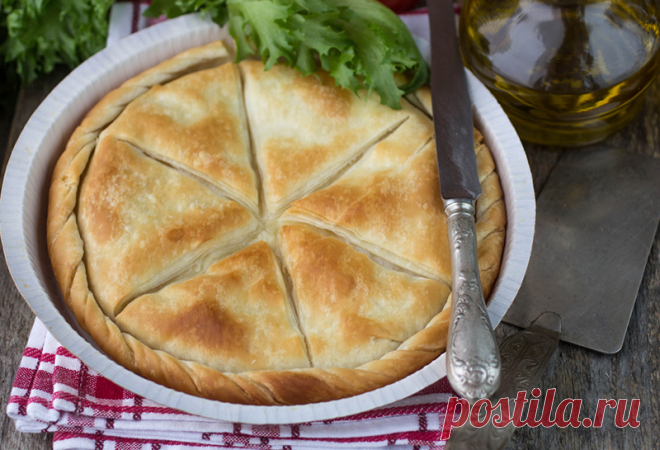 Пирог с сыром в духовке