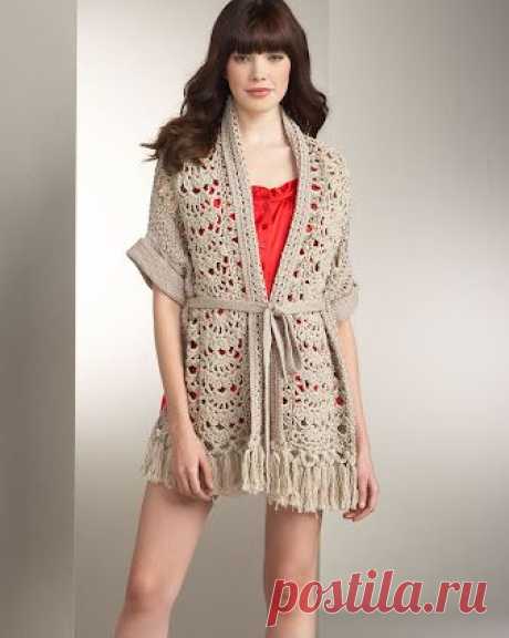 Receitas de Crochet: Blusa diferente de crochet