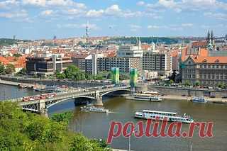 Prague : Svatopluk Čech Bridge ( Čechův most ) | Flickr - Photo Sharing!