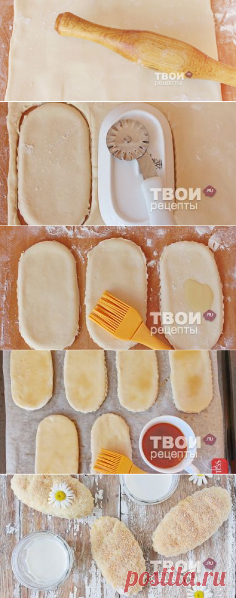Язычки слоеные -
=Тесто слоеное 2 пласта
Чай 1 пакетик
Оливковое масло 3 ст.л
Сахар тростниковый 3 ст.л