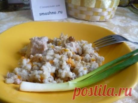 Перловка с мясом в горшочках