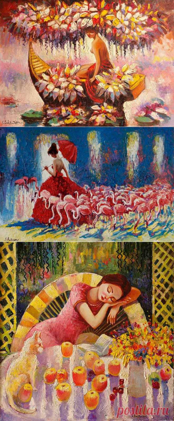 Романтическое мировосприятие. Художник Байрам Саламов | Наслаждение творчеством